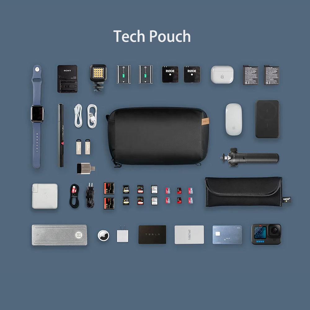 حقيبة إكسسوارات PGYTECH مقاومة - مراجعة Tech Accessories Bag وسعره