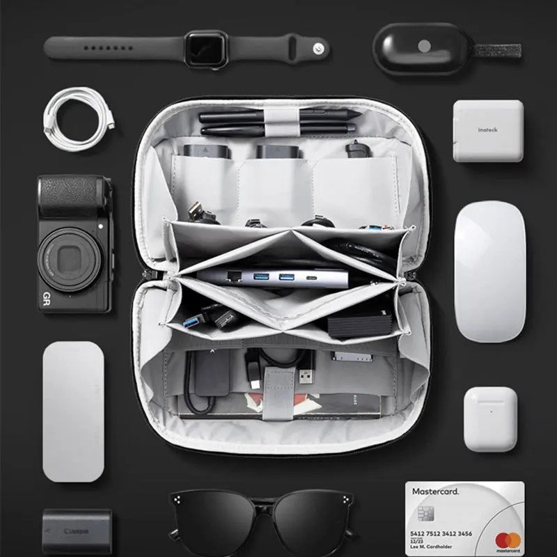 حقيبة متعددة الاستخدامات لتخزي - مراجعة Travel Cable Organizer وسعره