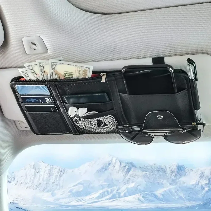 منظم حاجب الشمس للسيارة متعدد  - مراجعة Tech Accessories Bag وسعره
