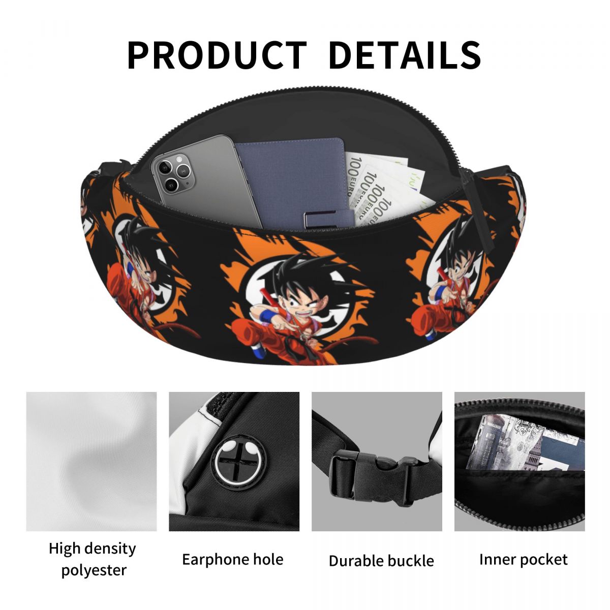 حقيبة خصر مخصصة بتصميم سون جي- - مراجعة Tech Accessories Bag وسعره