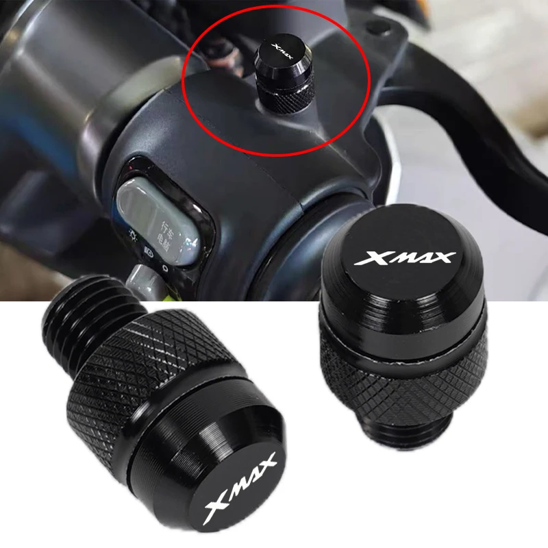 دراجة نارية CNC مرآة ثقب المقا - مراجعة Xmax Tech Max Accessories وسعره