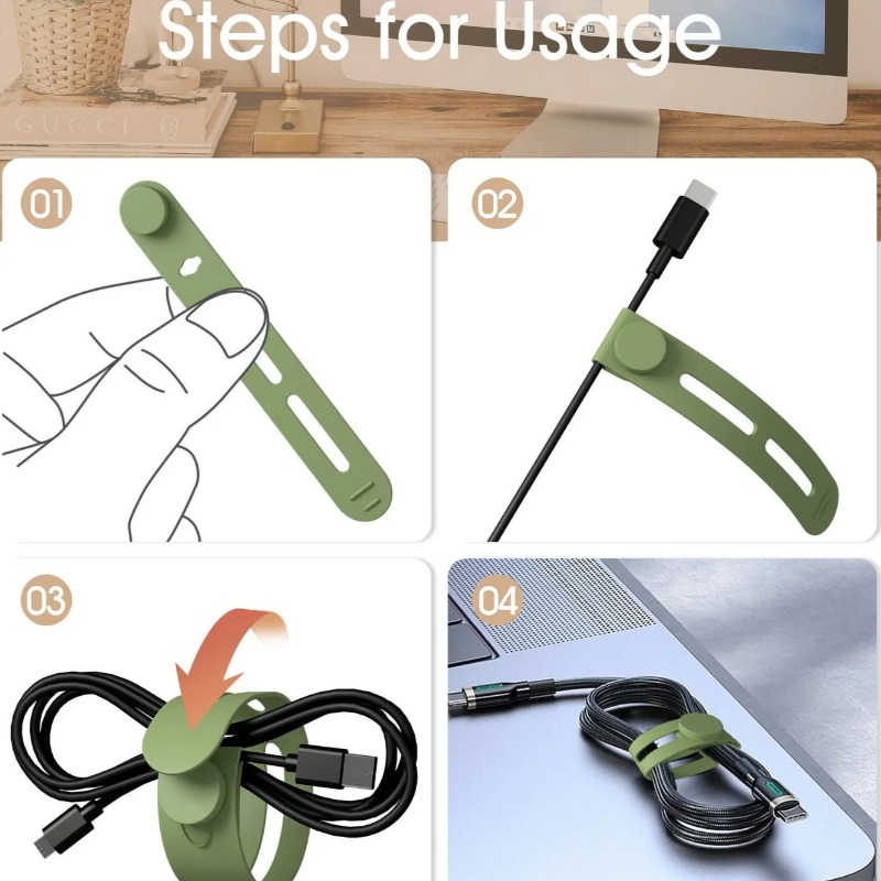 5/10 قطع، منظم كابلات محمول، ل - مراجعة Travel Cable Organizer وسعره