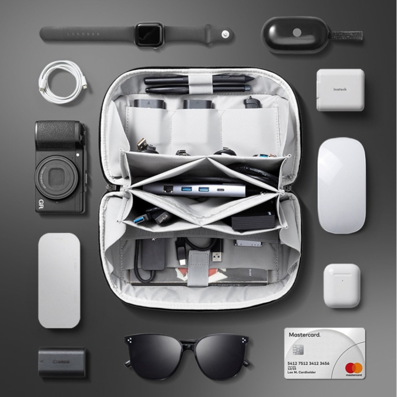 حقيبة تخزين رقمية للكابلات وأج - مراجعة Travel Cable Organizer وسعره