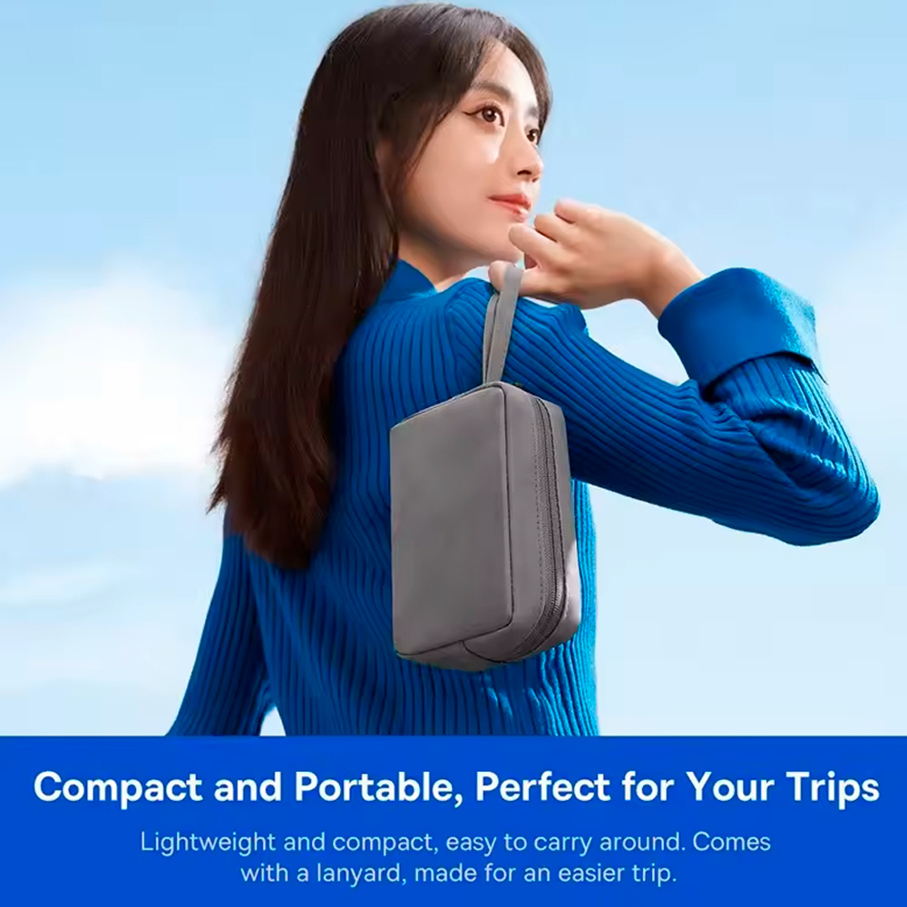حقيبة محمولة مقاومة للماء لتخز - مراجعة Travel Cable Organizer وسعره