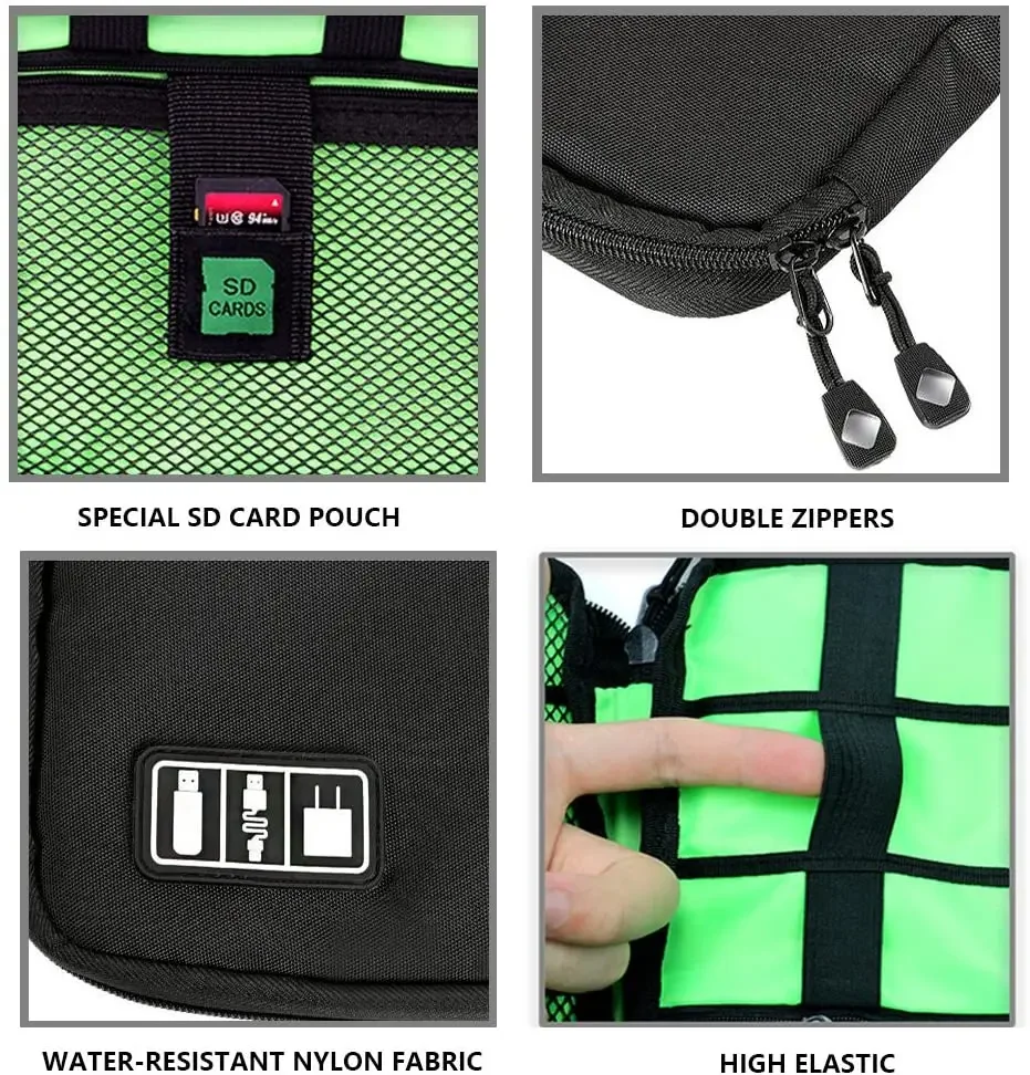 حقيبة تنظيم وتخزين الكابلات، ن - مراجعة Travel Cable Organizer وسعره